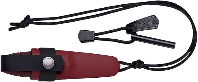 Morakniv Eldris Fixed-Blade Pocket-Sized Knife with Sandvik Stainless Steel Blade Lanyard and Firestarter 2.2-Inch