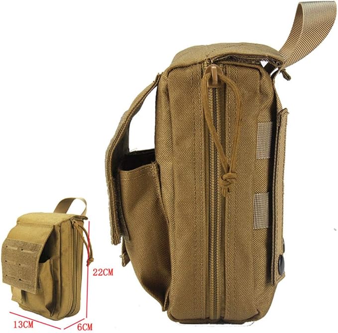 Outdoor Sports Airsoft Gear Molle Assault Combat Hiking Bag Accessory Camouflage Kit Pack Tactical Medical Pouch