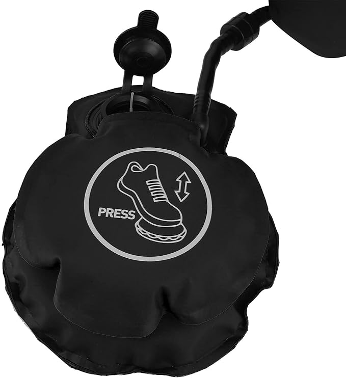 Solar Shower Bag 11L Portable Camping Shower Bag Special Nozzle Design Outdoor Shower with Shower Head Tube for Camping Hiking Traveling