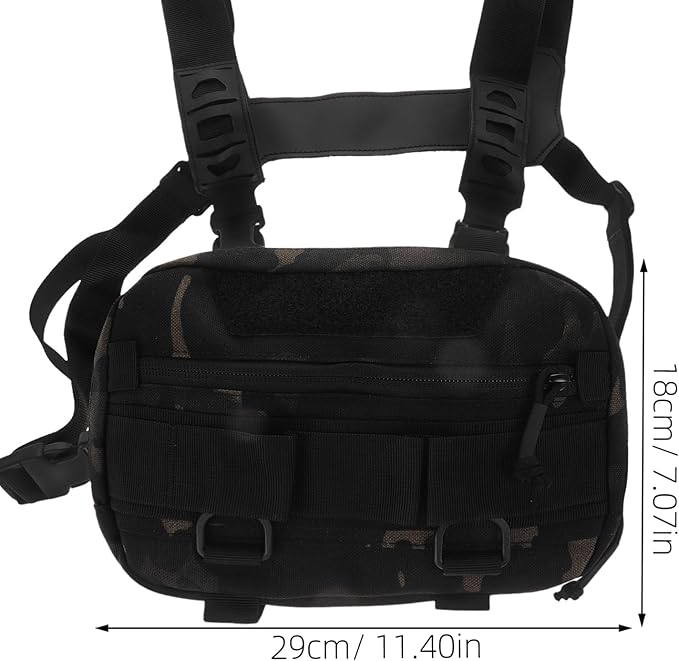 Multi-purpose Chest Pack for Men Wear-resistant Tool Holder Fanny Bag for Outdoor Activities for Hunting Cycling and Sports