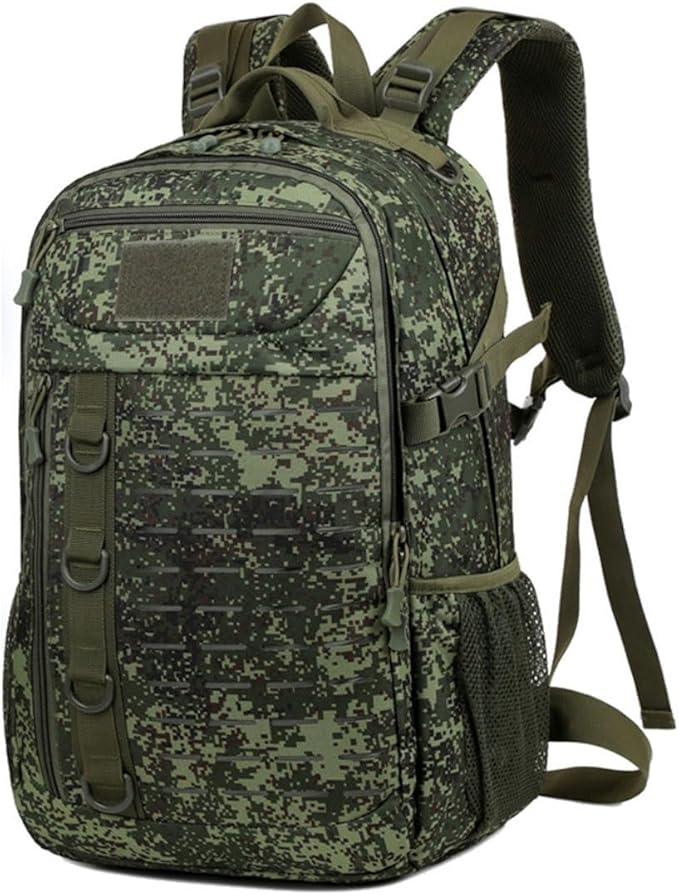 LINGYUE Tactical Backpack Waterproof Hiking Bagpack 30L Large Capacity Outdoor Daypack With MOLLE System For Camping Trekking Travel(A)