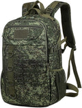 LINGYUE Tactical Backpack Waterproof Hiking Bagpack 30L Large Capacity Outdoor Daypack With MOLLE System For Camping Trekking Travel(A)