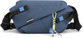 Nylon Panelled Waist Packs 2025 New Brand Unisex Chest Pack Casual Outdoor Travel Crossbody Bag(Blue)