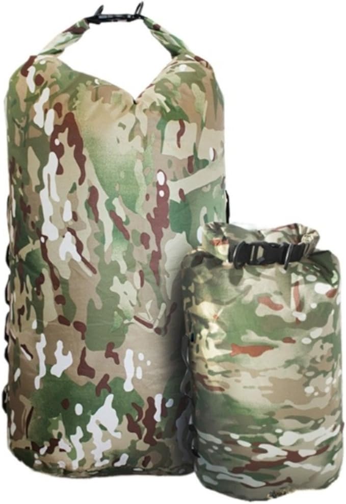 Camouflage Waterproof Dry Bag Portable Waterproof Bag Waterproof Storage Bag Rafting Bag Floating Dry Backpack for Kayaking Rafting Boating Swimming Fishing Hiking (10L)