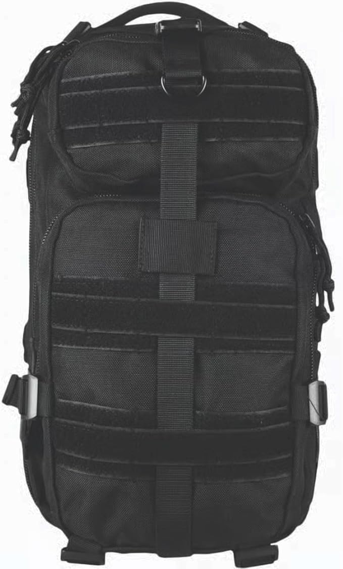 FOX OUTDOOR PRODUCTS Medium Transport Pack | 29L Tactical Backpack with Organizer Pockets MOLLE Webbing &amp Hydration Sleeve Black