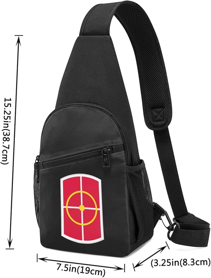 US Army 420th Engineer Brigade Chest Pack Leisure Shoulder Crossbody Chest Bag