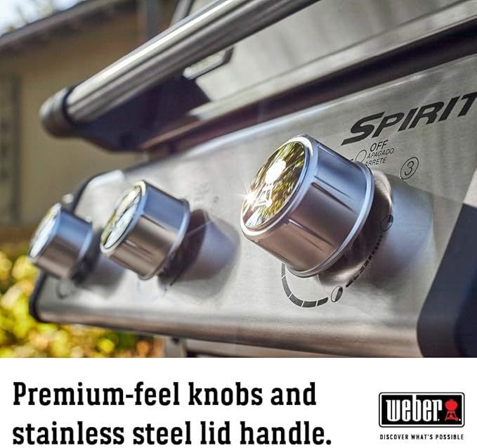 Weber Spirit S-315 Liquid Propane Gas Grill Stainless Steel