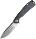 Petrified fish PFE14 Rogue Folding Knife3.43 154CM Steel Satin Blade G10 Handle Pocket knife for Camping Outdoor EDC (Green Satin)