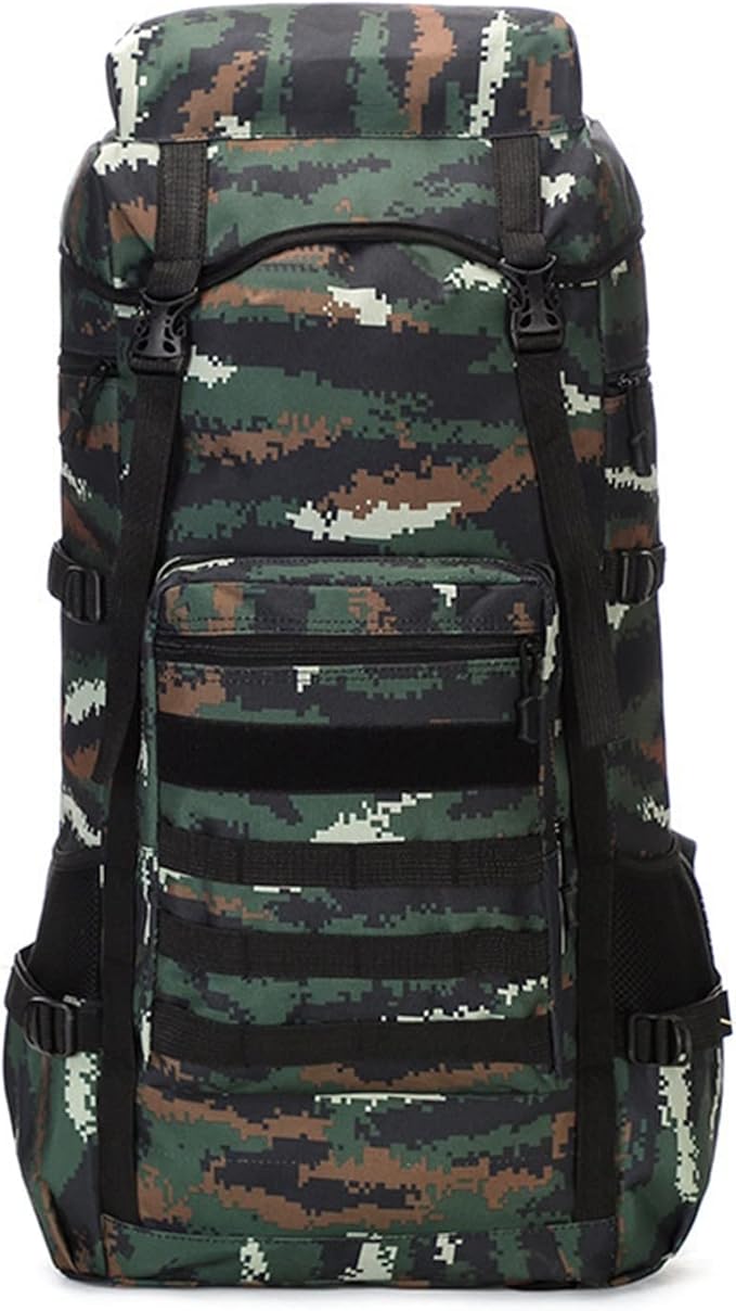 Hiking Backpack Sports Backpack Outdoor Training Hiking Camping Hunting Trekking Molle Bag Tactical Military Rucksack(Green)