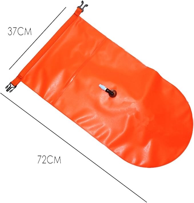 Swim Buoy20L Storage Swimming Life-Saving Dry Drift Bag for Open Water Swimmers Triathletes Kayakers and Snorkelers Highly Visible Buoy Float for Safe Swim Training