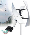 10000W/12000W Wind Turbine Vertical Axis Permanent Maglev Generator Magnetic Levitation Vertical Axis Electric Power Generator 12V-220V with Controller(12000w12v)