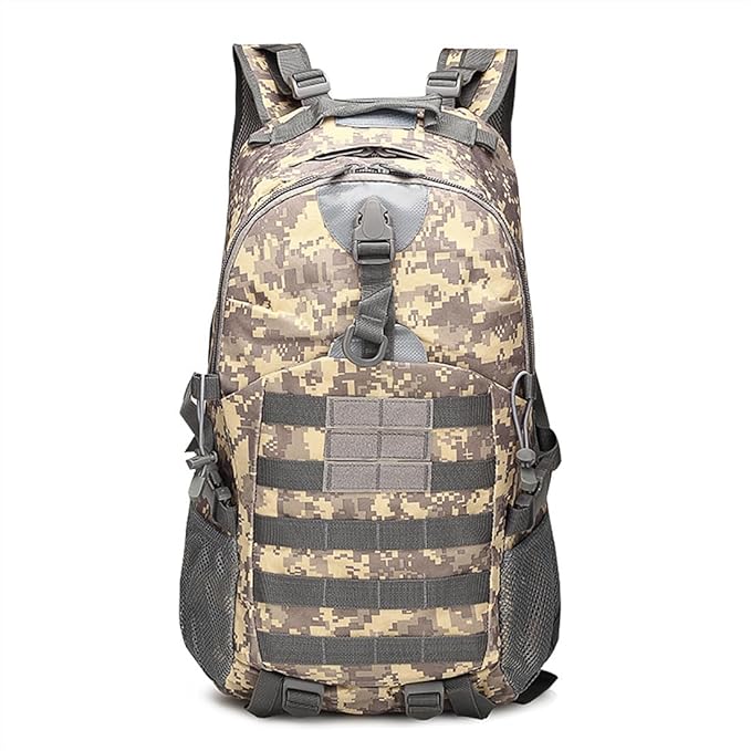 Tactical Backpack for Men Hiking Day Pack Molle Military Rucksack Waterproof Assault Pack Bag for Hunting Camping Trekking (ACU)