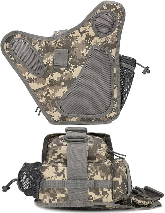 Sunnystacticalgear Outdoor Sports Hiking Sling Bag Shoulder Gear Pack Chest Range Bag Molle Camouflage Tactical Versipack - 3 Color Desert