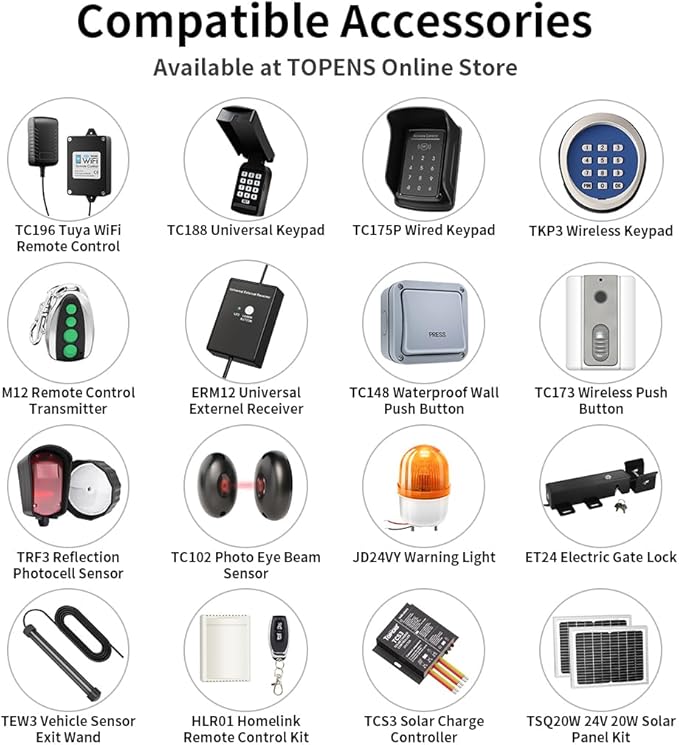 TOPENS TCS3 Solar Charge Controller Waterproof Solar Panel Battery Regulator for Solar Automatic Gate Opener Boat Yacht RV Caravan Golf Car Street Lamp Garden Light and Farm Equipment