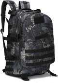 Outdoor Sports Pack Hiking Bag Tactical Rucksack Camo Knapsack Combat Camouflage Tactical 30L Molle 3D Backpack - Typhoon