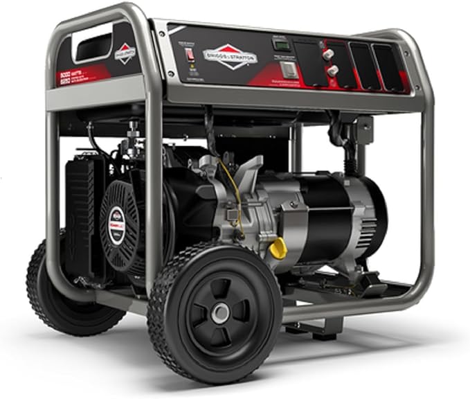 Briggs and Straton 6500W Portable Generator Outdoor Electric Start