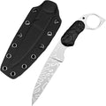 Fixed Blade Knife Full Tang 7Cr13Mov Blade G10 Handle Claw Knife for Outdoor Camping Survival Hiking EDC Tool with Sheath