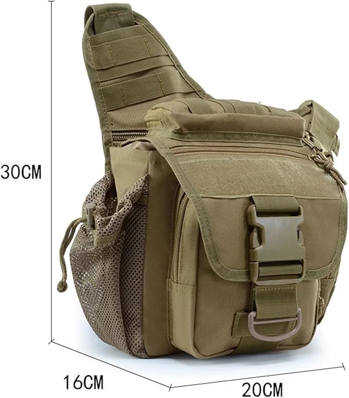 Tactical Messenger Bag Men Camping Outdoor DSLR Camera Bag Saddle Camouflage Shoulder Bag Camping Waterproof Crossbody Bag