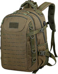 LINGYUE Tactical Backpack Bagpack Waterproof Hiking With USB Port 14 Laptop Compartment For Outdoor Camping Travel(F)