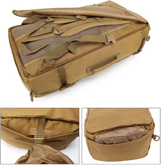Outdoor Sports Pack Hiking Bag Tactical Rucksack Camo Knapsack Combat Camouflage Tactical Molle 60L Backpack