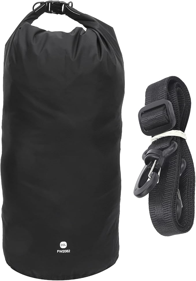 Waterproof Dry Bag 70D Nylon Lightweight Sealed Waterproof Duffel Bag with Shoulder Strap for Travel Swimming Boating Kayaking Camping and Beach