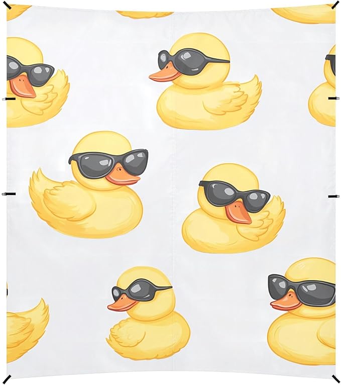 ALAZA Duck Sunglasses Beach Tent Sun Shelter UPF50+ Protection Beach Shade Canopy w/ 4 Sandbags for Outdoor Camping Fishing Backyard Fun Picnic 10x9 ft