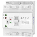 Mini Automatic Transfer Switch 4P 63A 110VATS Automatic/Manual DIN Rail Mount Dual Power Transfer Switch for Home Generator RVPublic/Backup Power Supply