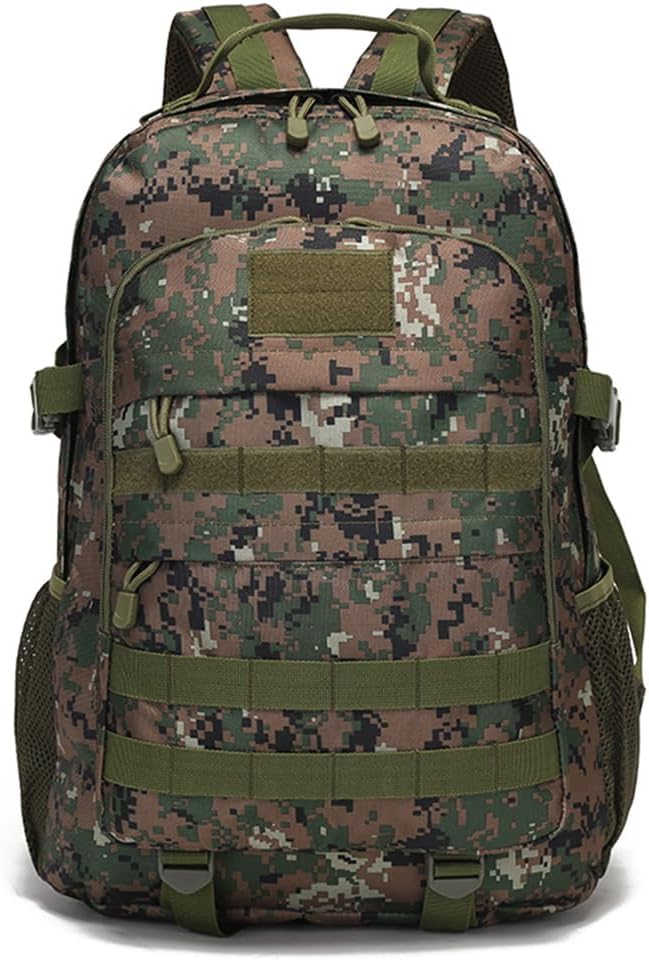 Tactical Backpack for Men Hiking Day Pack 3 Day Assault Pack Molle Military Rucksack Waterproof 35L EDC Bag (Jungle Digital)