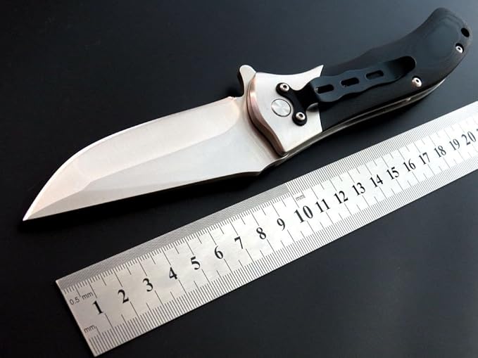 Eafengrow EF5&amp6&amp15 Folding Knives 9Cr18Mov Steel Blade G10 Steel Handle Ball Bearing Outdoor Camping Knife