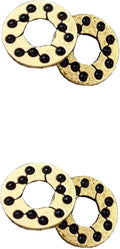 4 Pieces Custom Brass Flipper Replacements Fit for SRM 812 DIY Making Accessory