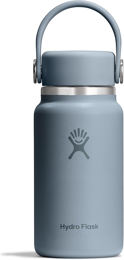 Hydro Flask Micro Bottle - Insulated Mini Leak Proof Flask for Purse or Pocket in 6.7 Oz Shale Gray