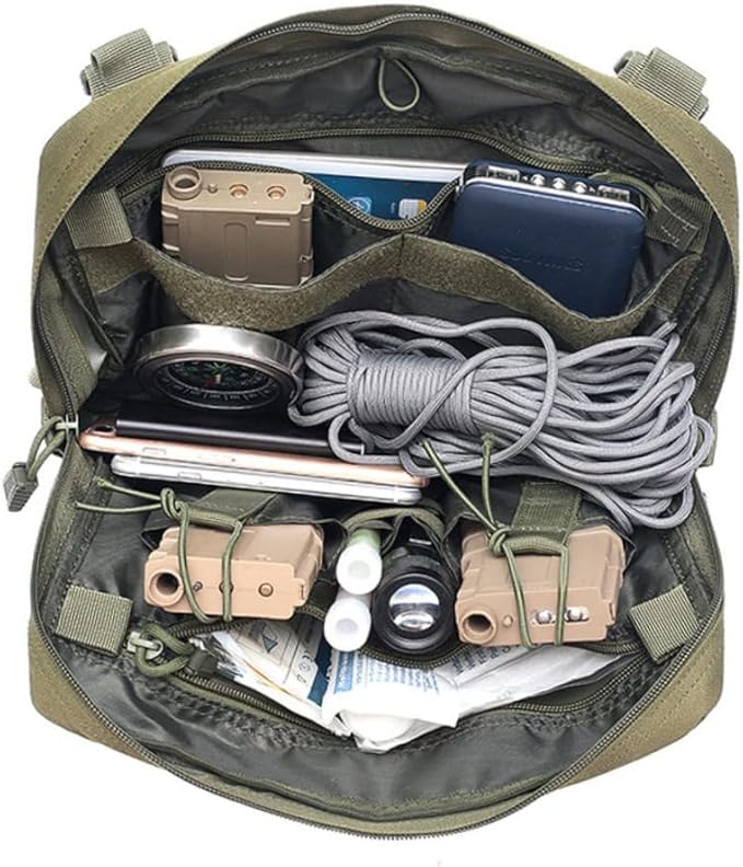 BESPORTBLE Tactical Shoulder Bag for Men Hiking Camping Gear Chest Pouch Mobile Power Bank Pocket