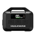 Hulkman Mega 576Wh Power Station Works at -4°F PD100W 1h fast charging Ternary Lithium Battery with 10 ports 600W AC Outlets UPS 15ms Solar Generator(Solar Panel Optional) Solid Black