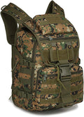 Outdoor Tactical Backpack Military Molle Bag Hiking Daypacks for Camping Trekking Hunting Traveling Motorcycle (Jungle Digital)
