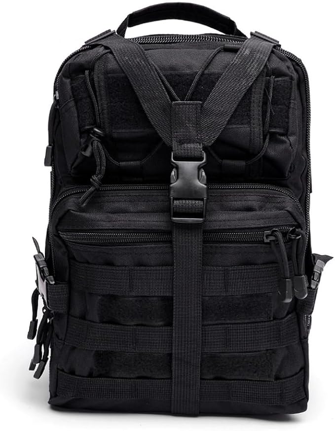 Men's Tactical Sling Bag Small Sling Backpack Military Rover Shoulder Bag Molle Assault Range Bag Camping Hunting
