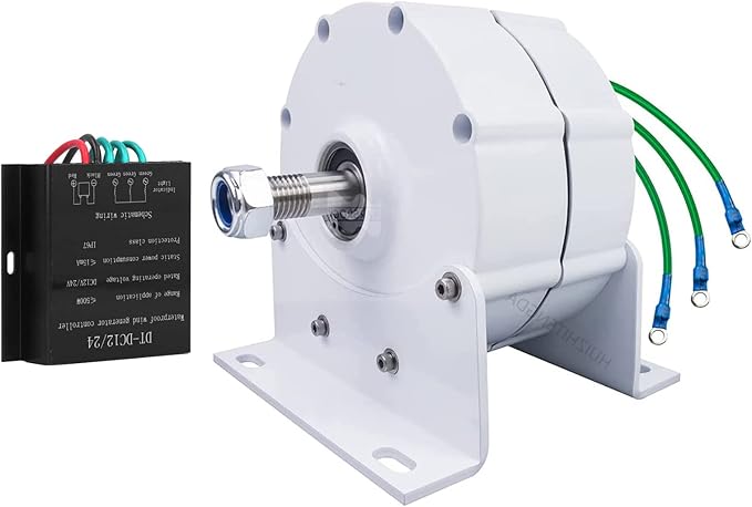 10000W Wind Turbine Generator PMG 12V 24V 48V 500 RPM AC DC Power Magnetic Dynamo Water Turbine Hydro Alternator Free Energy(with Controller)