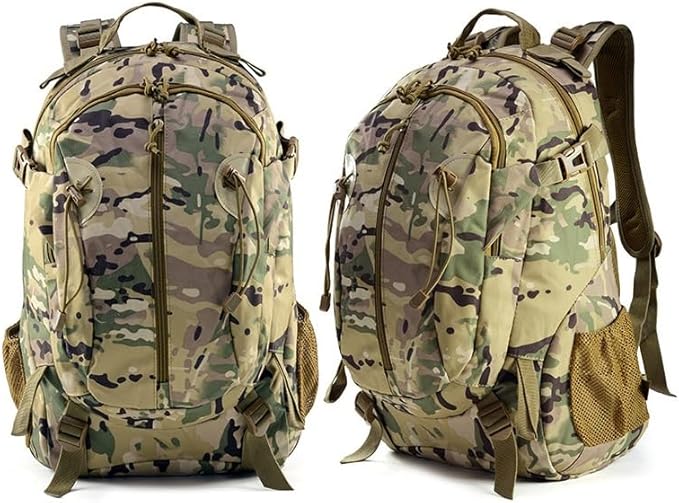 Tactical Backpack Military Molle Hiking 20-35L camouflage tactical hiking mountaineering sports outdoor all-terrain camouflage