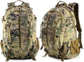 Tactical Backpack Military Molle Hiking 20-35L camouflage tactical hiking mountaineering sports outdoor all-terrain camouflage