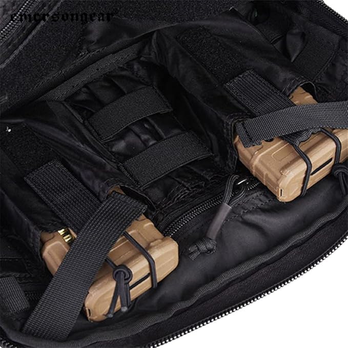 Emersongear Recon Kit Bag Chest Pack for Men Tactical Concealed Carry Pocket 2.2L