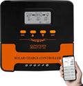 40A MPPT Solar Charge Controller: 12V/24V DC Output Dual USB for Multiple Batteries (LiFePO4 AGM Sealed Gel Flooded Lithium) &amp 18 - 100V Panels APP WiFi Control
