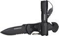 Humvee HMV-KC-ER1 Black Emergency Rescue Knife &amp Light Combo