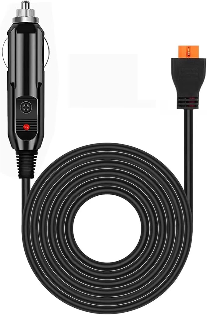 10Ft XT60i Car Charging Cable for EF ECOFLOW River Delta 3 2 Pro Max Plus Anker SOLIX Series DJI Power 1000 500 BLUETTI AC70 AC50B EB55 Allpowers &amp Many Portable Power Station with XT60/XT60i Plug