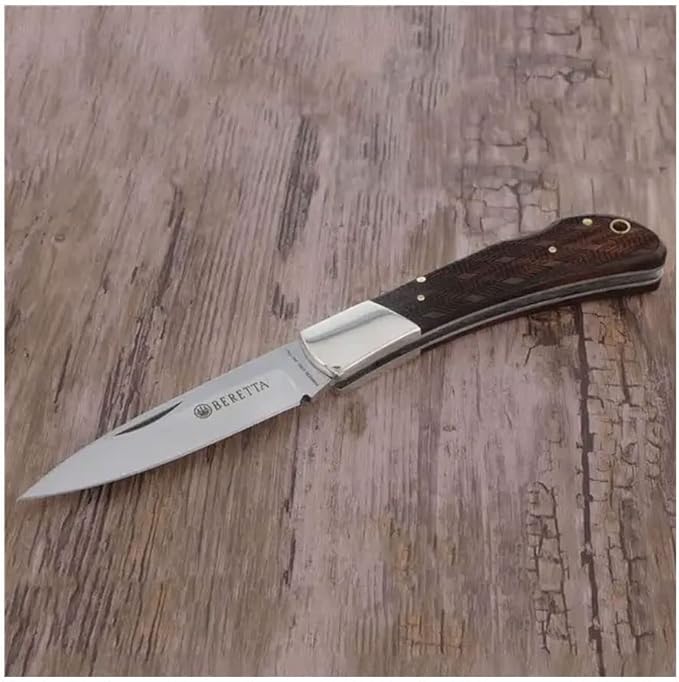 BERETTA Multi-Use Corrosion-Resistant Stainless Steel Razor Sharp Outdoor Pocket Folding Hunting Knife