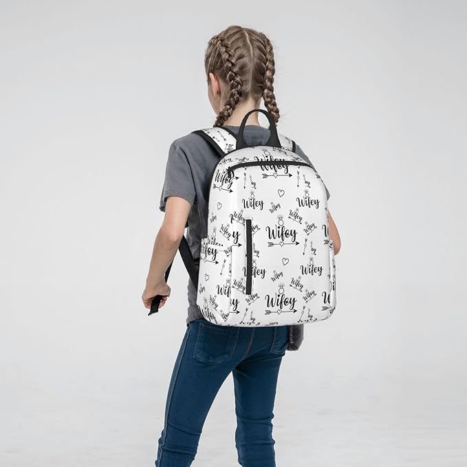 diamond Bride Wifey Gift Backpack Bookbag Outdoor Daypack with Adjustable Shoulder Straps Multipurpose Backpack