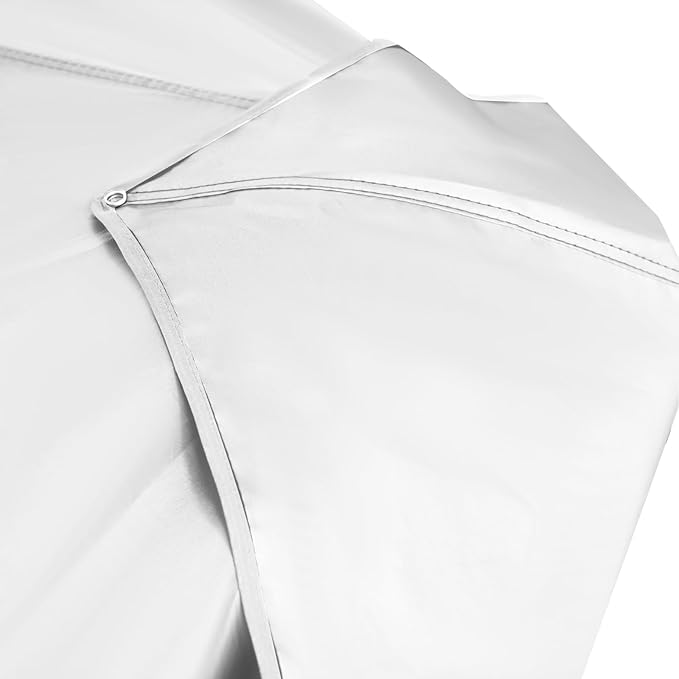 Semi-Automatic Car Tent 13.78x7.2ft Portable Car Sun Shelter with Hydraulic System for Sedan Foldable Car Awning with Carrying Bag for Vehicles Roof Protection (Silver Gray 4.2m)