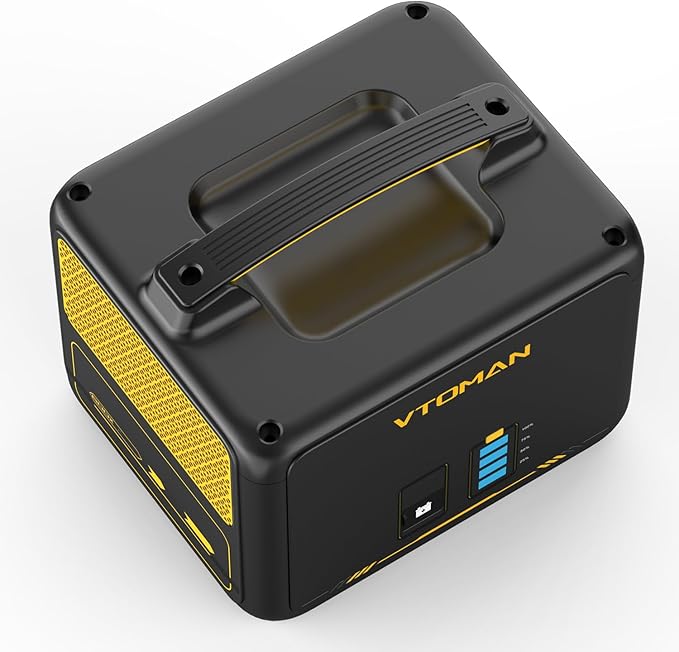 VTOMAN Jump600X 600W Portable Power Station with 640Wh Extra Battery 939Wh Solar Generator LiFePO4 Battery Peak 1200W AC Outlet PD 60W USB-C 3x12V/10A DC for Outdoor Camping Off-grid Home Backup