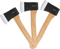 JXE JXO 14.2 Throwing Axe 3 Pack 1055 Carbon Steel Hickory Handle Great for Axe Throwing Recreation and Competition