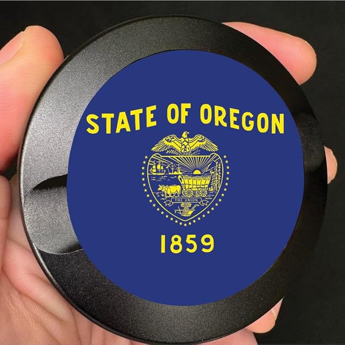 Brotherhood Metal Zyn Container - Metal Zyn Holder - Zyn Metal Can - Metal Container for Zyn Holder - Metal Zyn Can Golf Gifts for Him - Zyn Containers for Golf - Oregon State Flag