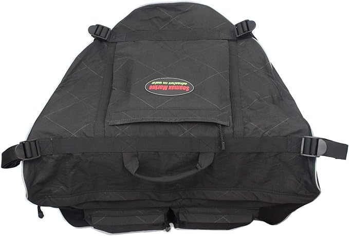 Seamax Sunlitec Front Accessory Storage Bow Bag for Inflatable Boat with Reflective Line