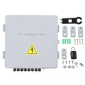 Solar Combiner Box 8 String 80A Circuit Breaker IP65 Outdoor Rated for Off Grid PV System Panel Power Distribution